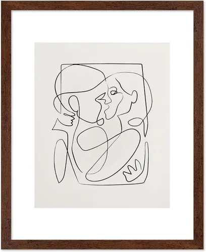 Miniatura 54 de Poster Master Póster de cara de mujer, impresión de dibujo de línea, arte moderno, arte de boceto, arte de pared de esquema, regalo para hombres