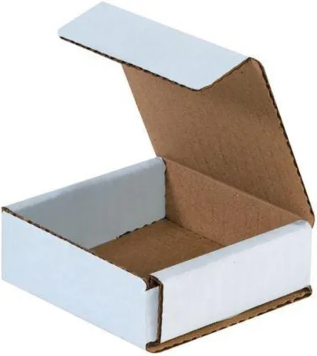 Miniatura 14 de Secure Seal Cajas de envío – Sobres de 5 x 5 x 3 pulgadas – Embalaje de cartón corrugado plegable blanco para correo, mudanza, almacenamiento