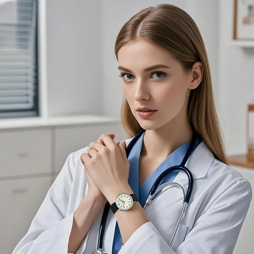 Miniatura 2 de Szaikyri Relojes de enfermera para mujeres, profesionales médicos, estudiantes con esfera de hora militar luminosa y fácil de leer, reloj deportivo