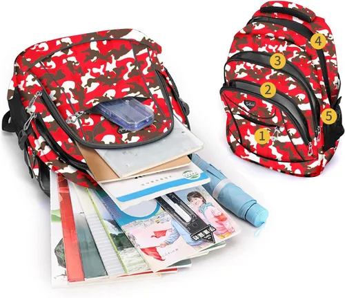 Miniatura 3 de Mochilas ligeras casuales para niños y niñas, mochilas escolares, mochila para laptop de 15 pulgadas, bolsa de viaje