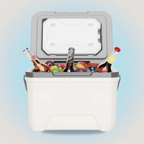 Miniatura 3 de Enfriador de camping aislado de 6 litros, caja portátil de hielo duro, enfriadores de automóvil, retención de hielo, enfriador duro para mantener