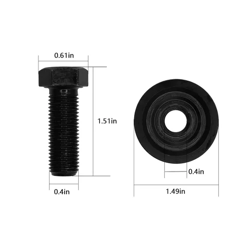 Miniatura 2 de 532193003 Tornillos de hoja y arandela para Craftsman Poulan Husqvarna 193003 532193003 174365 532174365 (paquete de 3)