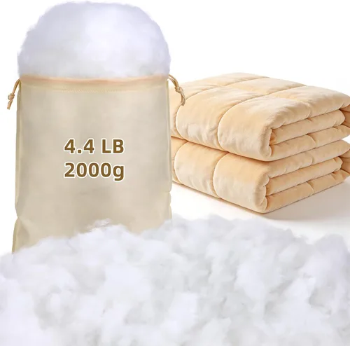 Miniatura 8 de Relleno de poliéster, decoraciones de Navidad para interiores, nubes blancas como la nieve artificiales de algodón para decoración, mantas de nieve