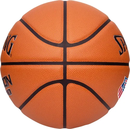 Miniatura 3 de Spalding Precision TF-1000 - Balones de baloncesto para interiores, cubierta acolchada de microfibra de agarre seco, aprobada por la escuela