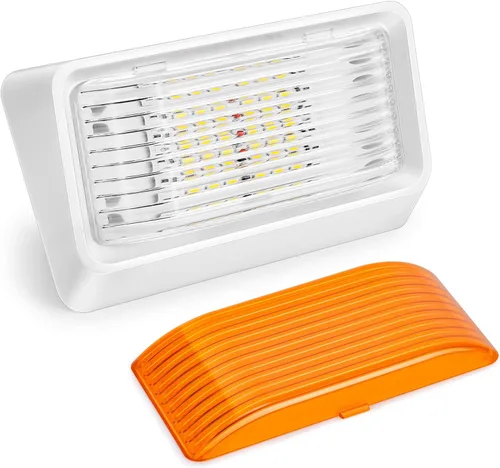 Miniatura 11 de Kohree Luz LED de 320 lúmenes para porche exterior con interruptor, luz de repuesto de 12 V para casas rodantes, remolques, cámpers, 5ª rueda, base