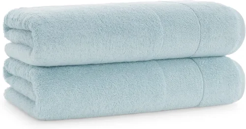 Miniatura 20 de Aston & Arden Aegean - Toallas de baño de felpa sólidas, paquete de 2, 100% algodón turco, 600 GSM, toallas de baño de gran tamaño para spa o hotel