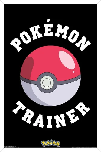 Miniatura 7 de Trends International Pokémon - Póster de pared de entrenador, 14.725 x 22.375 pulgadas, versión enmarcada de madera de granero