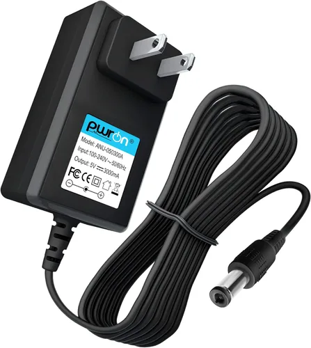 Adaptador de corriente compatible con POLYCOM VVX Business IP Phone, VVX 150 250 350 450 OBI, 6.6 pies de largo