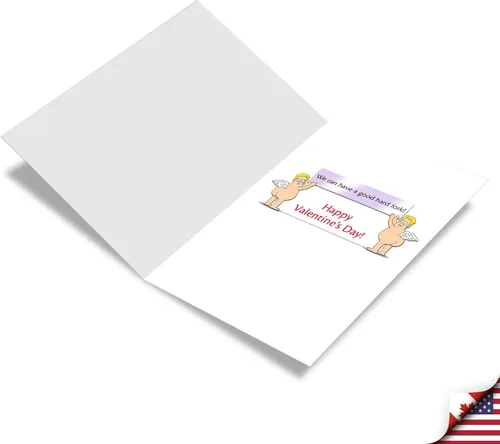 Miniatura 2 de NobleWorks Tarjeta de papel histérica del día de San Valentín con sobre de 5 x 7 pulgadas (1 tarjeta) poema cuchara C10403VDG