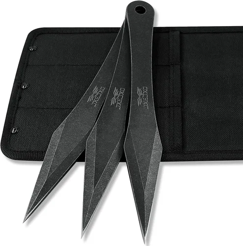 Miniatura 9 de Juego de púas de lanzamiento, 9.4 pulgadas de acero inoxidable sin giro con funda de cinturón de nailon 6 por paquete