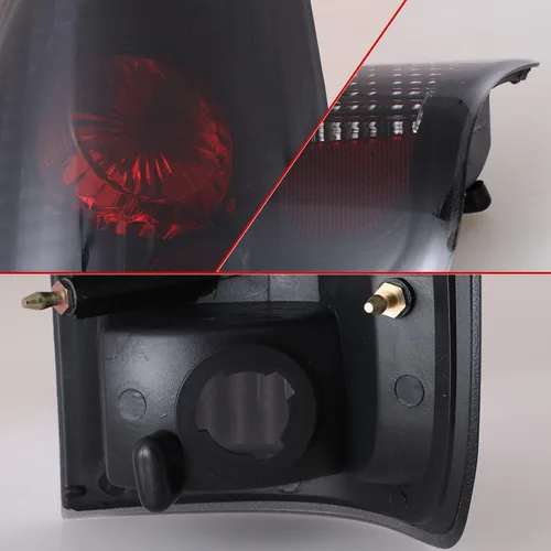 Miniatura 5 de ROXX Conjunto de luz trasera compatible con Ford F-150 1997-2003, F250 F350 F450 F550 1999-2003 Super Duty lado del conductor y del pasajero lente