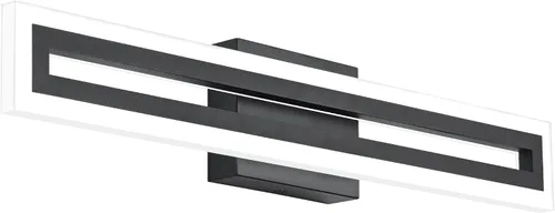 Miniatura 10 de SOLFART Luces de tocador de baño sobre espejo 14W 60 cm Luz de baño moderna negra 6000K ND