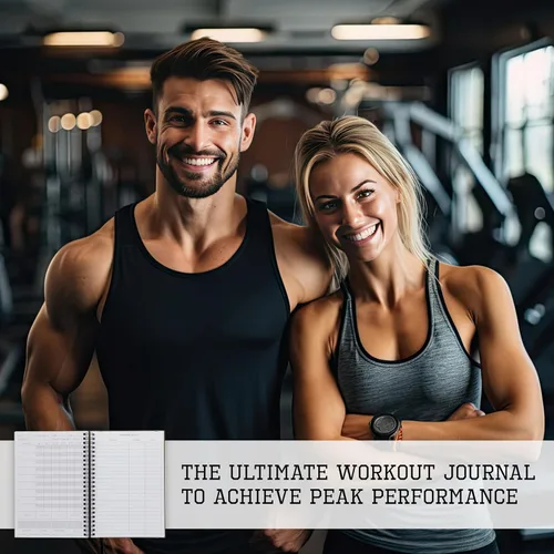 Miniatura 6 de El Diario de Fitness Definitivo para Rastrear y Cumplir Tus Metas de Gimnasio - Planificador Detallado de Entrenamientos y Libro de Registro Para