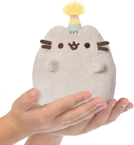 Miniatura 5 de Aurora, 61518, Party Pusheen pequeño, peluche ecológico, color gris