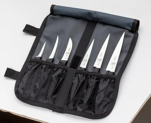 Miniatura 4 de Mercer Culinary - Juego de cuchillos de trinchar, 7 piezas, color negro