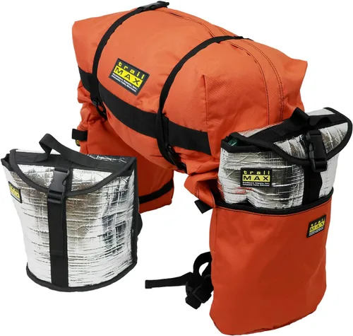 Miniatura 12 de TrailMax Bolsas de alforja sobre la silla de montar; bolsas de alforja se adaptan a la mayoría de las sillas de montar occidentales; ideales