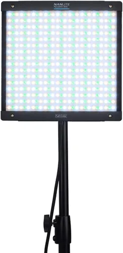 Miniatura 2 de NanLite PavoSlim 60C 1x1 60W RGBWW LED Panel de luz con CRMX