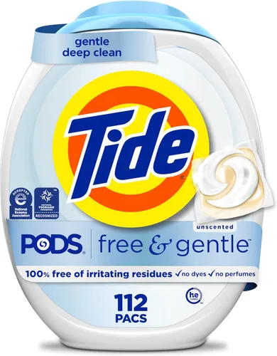 Miniatura 14 de Tide PODS - Cápsulas de jabón de detergente libre y suave, 76