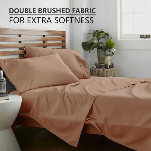Miniatura 2 de Juego de sábanas American Home Collection para cama individual XL - Microfibra ultrasuave con bolsillo profundo de 15 pulgadas - Sábanas
