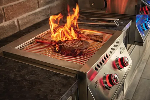 Miniatura 6 de Napoleon Componente integrado - BIB18IRPSS - Quemador infrarrojo doble gotero, parrilla de barbacoa, acero inoxidable, gas propano, quemador