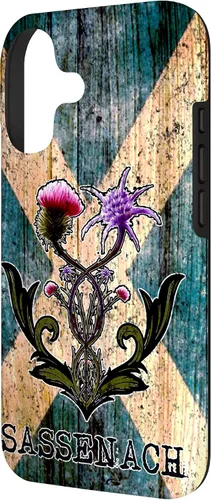 Miniatura 2 de Purple Thistle Flower Scottish Flag Scots Sassenach Vintage Case for iPhone 17