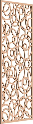 Miniatura 82 de Latrobe Paneles de pared decorativos de madera con calado, 9 3/8 pulgadas de ancho x 24 3/8 pulgadas de alto x 3/8 de alto, roble rojo rojo (Red Oak)