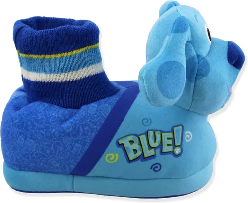 Miniatura 5 de Nickelodeon Blue's Clues & You - Pantuflas de felpa 3D para niños pequeños