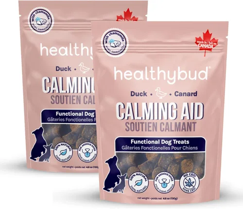 Miniatura 10 de healthybud Ayuda calmante, golosinas naturales para perros y adornos para aliviar el estrés, ansiedad por separación de perros, reducción