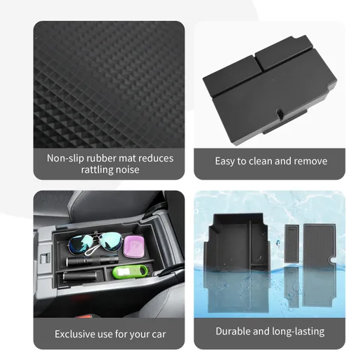 Miniatura 5 de CDEFG Bandeja organizadora de consola central Crosstrek 2024 2025 2026 para Subaru Crosstrek Impreza 2024 2025 2026, accesorios para consola media