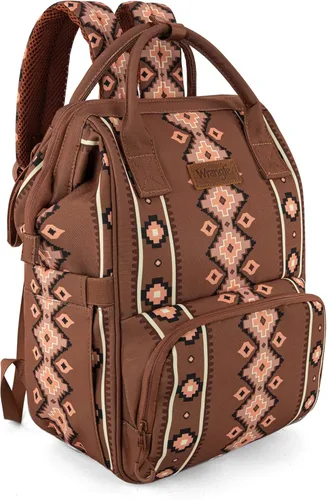 Miniatura 13 de Wrangler - Mochila Azteca Organizada, Mochila de Día, Bolsa de Viaje para Bebé con Correa para Silla de Paseo y Bolsillos Laterales para Botellas