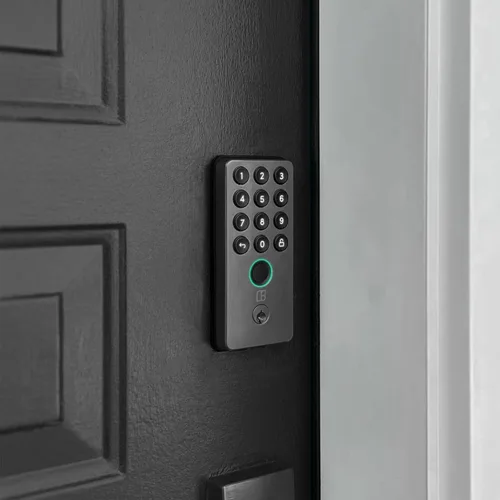 Miniatura 10 de igloohome Cerradura inteligente Deadbolt Go con huella digital, llaves digitales, códigos PIN remotos, puente WiFi (se vende por separado), probado