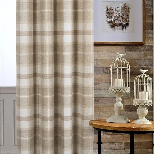 Miniatura 4 de always4u - Cortinas térmicas aisladas con diseño de cuadros, de 63 pulgadas de largo, de doble capa, cortinas térmicas para sala de estar