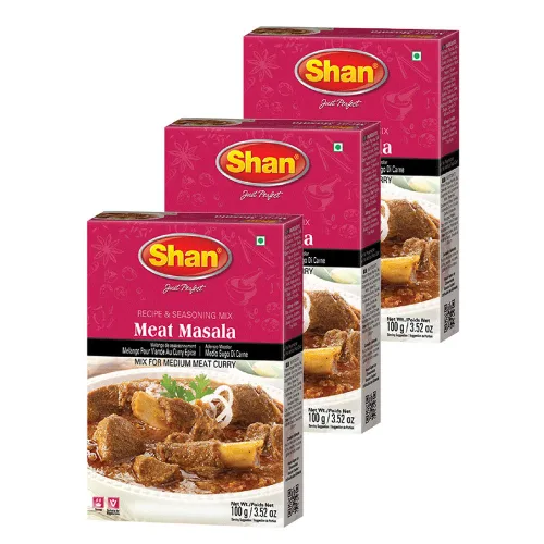 Miniatura 207 de Shan Korma Recipe and Seasoning Mix 1.76 oz (50g) - Spice Powder for Traditional Meat in Yogurt Sauce - Suitable for Vegetarians - Airtight Bag in a