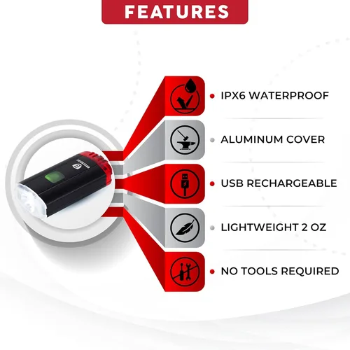 Miniatura 5 de Luz Recargable para Casco Duro - Luz para Casco de Soldadura, Linterna para Casco de Bomberos Casco de Fuego y Capucha de Soldadura con Accesorios
