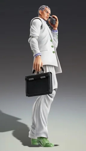 Miniatura 4 de La extraña aventura de Medicos JoJo: Parte 4 - El diamante es irrompible: Estatua de acción estatua de Yoshikage Kira Super Action