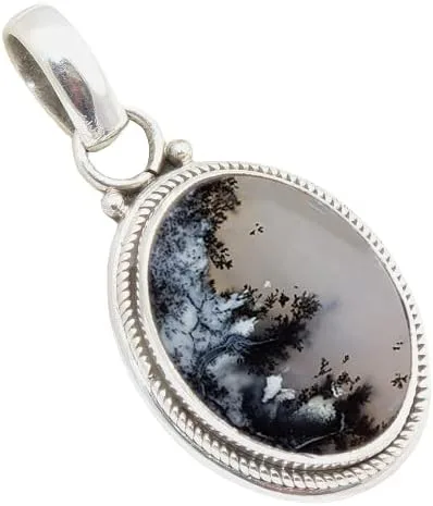 Miniatura 28 de Colgante de plata de ley 925 Joyería de plata hecha a mano para mujer, colgante de piedras preciosas naturales, regalo perfecto para ella