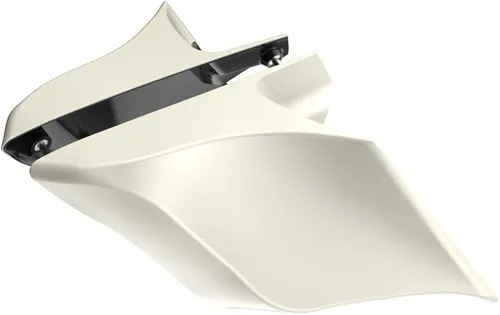 Miniatura 31 de Advanblack Barracuda - Cubiertas laterales estiradas plateadas (brillantes), paneles extendidos para Harley Touring Street Glide Road Glide Electra