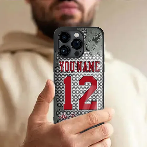 Miniatura 8 de Carcasas de teléfono personalizadas con nombre y número, diseño para iPhone 11, 12, 13, 14, 15, 16, 17 Pro Max Plus Mini Xr Xs para Samsung Note 10