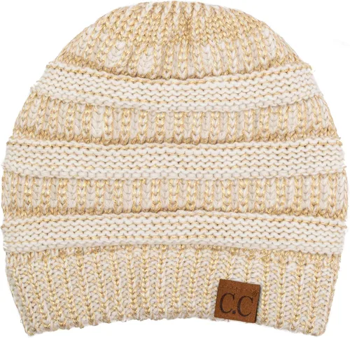 Miniatura 160 de C.C Trendy Warm Chunky Soft Stretch Cable Knit Beanie