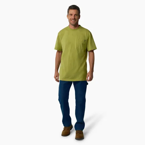 Miniatura 4 de Dickies Camiseta jaspeada pesada de manga corta para hombre, talla grande y alta