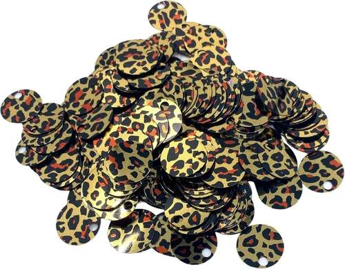 Miniatura 11 de Paillettes de lentejuelas redondas planas de 0.787 in, 285 piezas de 0.78 pulgadas, agujero de 0.78 pulgadas, surtido de lentejuelas acrílicas, 1,76
