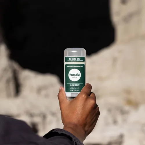 Miniatura 8 de Humble - Desodorante sin aluminio para mujeres y hombres, Black Spruce - Desodorante natural limpio y fresco en barra con aceites esenciales para un