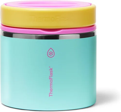 Miniatura 21 de ThermoFlask - Frasco de comida aislado de doble pared de 12 onzas, Rosa Arenisca