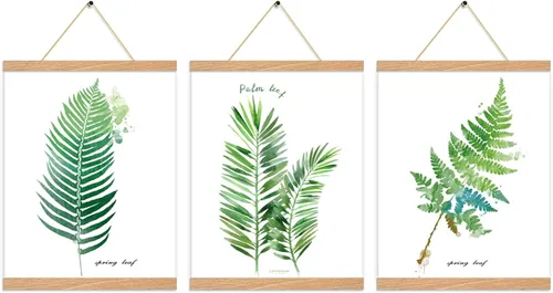 Paquete de 3 marcos magnéticos para colgar pósteres, de 20 pulgadas, color pino, 20 x 24, 20 x 30, 20 x 28 pulgadas, marcos magnéticos de madera,