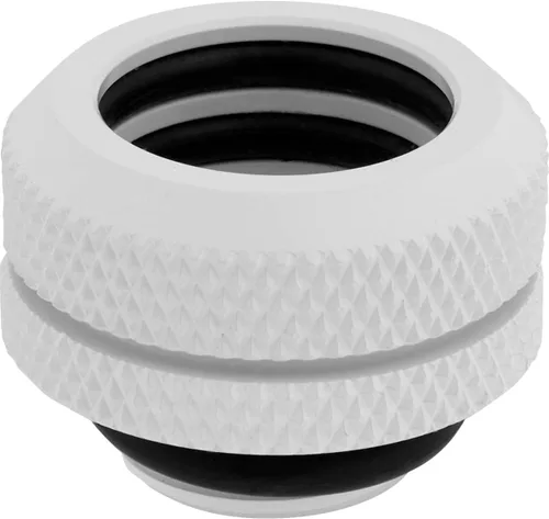 Corsair Hydro X Series XF Hardline 0.551 in OD Fittings, paquete de cuatro unidades, color blanco