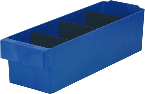 Miniatura 5 de Akro-Mils 31168 AkroDrawer - Contenedor de almacenamiento de plástico apilable (17-5/8 pulgadas x 5-9/16 pulgadas x 4-5/8 pulgadas), azul
