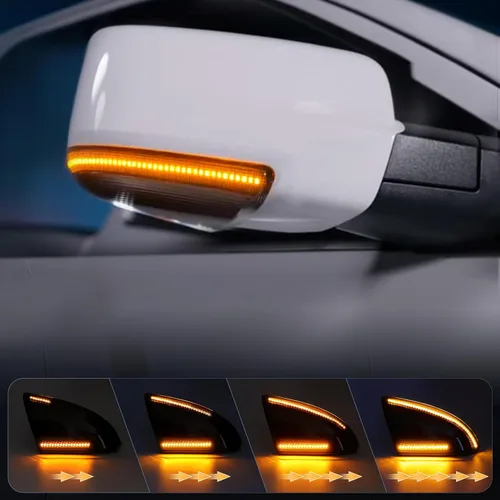 Miniatura 2 de Switchback - Luz LED para espejo lateral intermitente para Dodge Ram 1500 2500 3500 Ram 1500 2009-2018 y Ram 2500 3500 10-18, lente ahumada