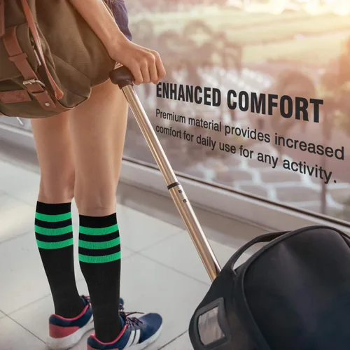 Miniatura 6 de NEWZILL Medical Compression Socks for Women and Men Circulation 20-30 mmHg Compression Stockings for Running Nursing Travel