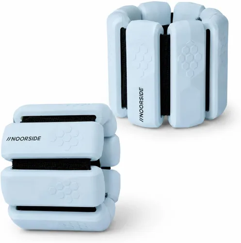 Miniatura 10 de Pesas de tobillo y muñecas Adujstable para mujeres y hombres Juego de 2 (1.1 libras cada una) Talla única Perfecto para caminar, correr, CREMA