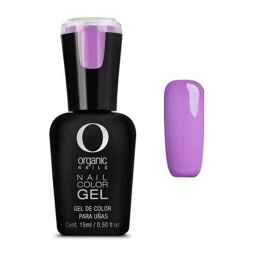 Miniatura 3 de Organic Nails Helado Gel de color 0.5 fl oz azul. morado, lila, menta, rosa Daisy